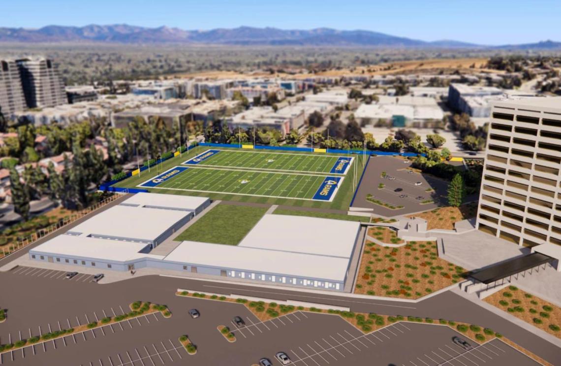 Details emerge for LA Rams practice facility at 21555 Oxnard Street in